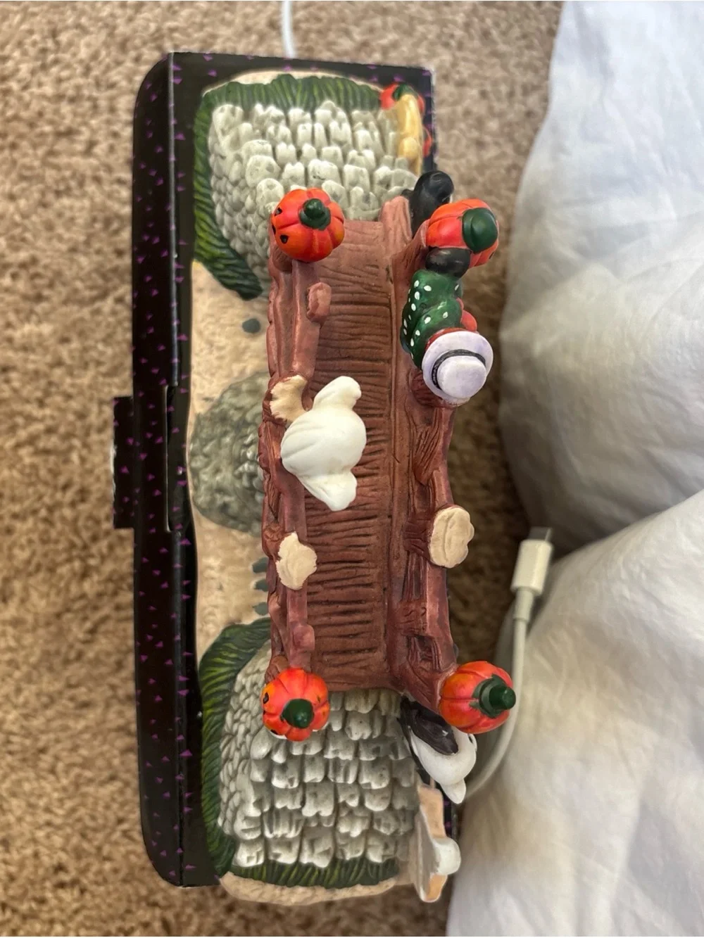 Spooky Hollow Porcelain Haunted Bridge Halloween Village Accessory Halloween Dec